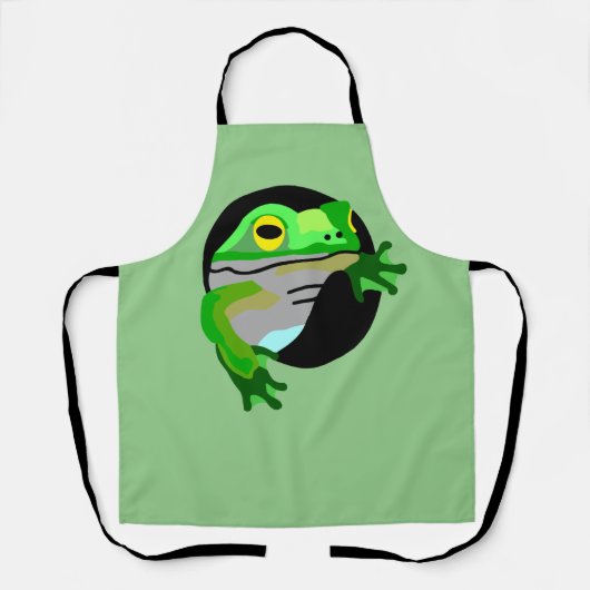 Tablier Grenouille verte (Recto)