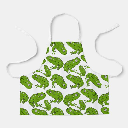 Tablier Grenouille verte (Recto)