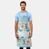 Tablier Grevillea Et Eucalyptus Personnalisables (Porté)