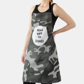 Tablier Grey Camo Militaire Hommes Personnalisé (Insitu)