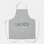 Tablier Grey Daddy Chef Apron (Recto)