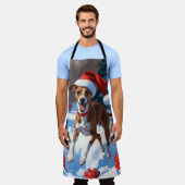 Tablier Greyhound coule dans la neige avec le Casquette de (Porté)