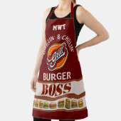 Tablier Grill Burger Boss impression partout (Insitu)