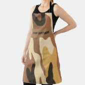 Tablier grill camouflage de l'armée, Camo Personnalisé (Insitu)