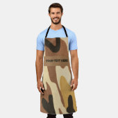 Tablier grill camouflage de l'armée, Camo Personnalisé (Porté)