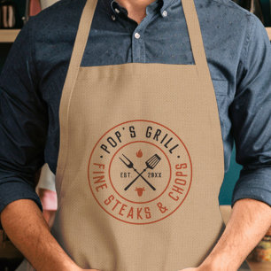 Tablier Grill de Pop Année personnalisée établie