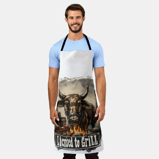 Tablier "Grill Master" (Porté)