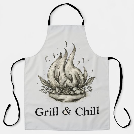 Tablier "Grill Master" (Recto)