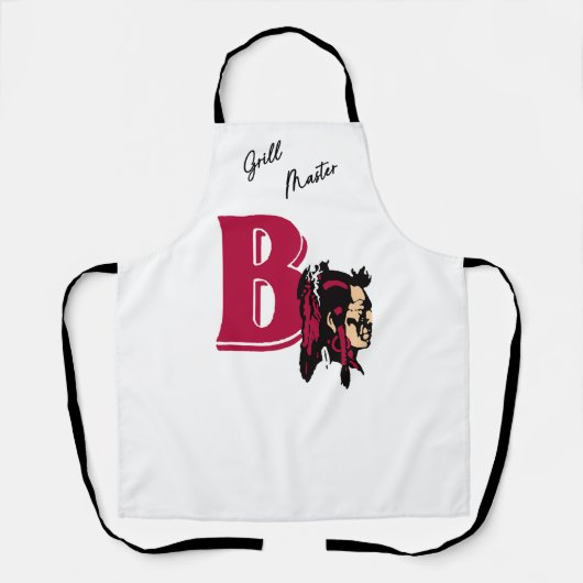 Tablier Grill Master Apron : Bethel Braves (00105) (Recto)