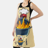 Tablier Grill Master Dad Apron - Drôle BBQ Chef cadeau pou (Insitu)