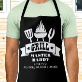 Tablier Grill Master Daddy Black