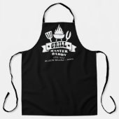 Tablier Grill Master Daddy Black (Recto)