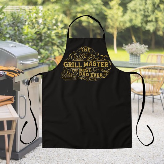 Tablier Grill Master et meilleur papa jamais Fête des père