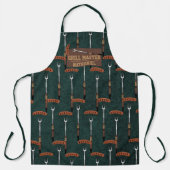 Tablier Grill Master Green Sauss Grill Fourche Nom (Recto)