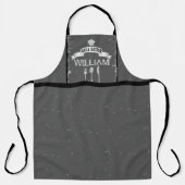 Tablier Grill Master gris cuisine mens Apron (Recto)