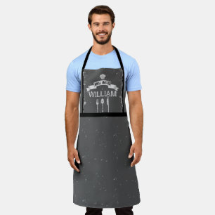 Tablier Grill Master gris cuisine mens Apron