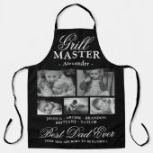 Tablier Grill Master père photo Collage (Recto)