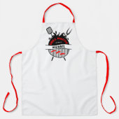 Tablier Grill Master personnalisé, barbecue (Recto)