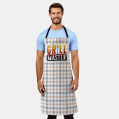 Tablier Grill Master sur toute la surface d'impression (Porté)