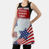 Tablier Grill patriotique personnalisé (Insitu)