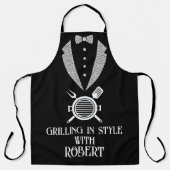 TABLIER GRILLAGE EN STYLE (Recto)