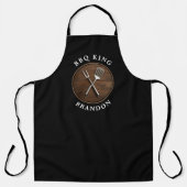 Tablier Grillage simple BBQ King pour papa (Recto)