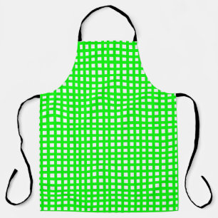 Tablier Grille de maillage carré vert