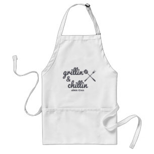 Tablier Griller et se détendre depuis - BBQ personnalisé
