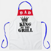 Tablier Griller Lover BBQ cool Roi amusant du Grill (Recto)