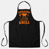 Tablier Grillers Grill Saucisson Barbecue Orange (Recto)