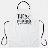 Tablier Grillfather Apron : Un BBQ Boss Essentiel (Recto)
