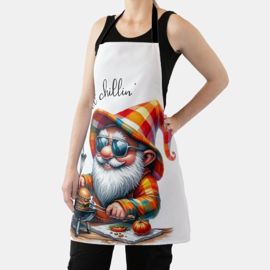 Tablier Grillin' et Chillin' Gnome Apron (Insitu)