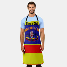 Grillin' N Chillin' Fête des pères Mens BBQ Apron