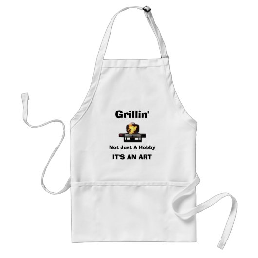 Tablier Grillin', pas simplement un passe-temps, C'est UN (Devant)