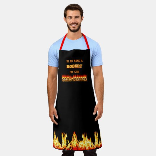 Tablier Grillmaster Apron avec votre nom (Porté)