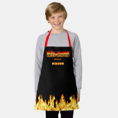Tablier Grillmaster Trainee Apron avec votre nom dessus (Porté)