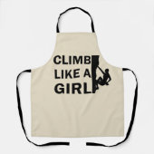 Tablier Grimper comme une femme escalade rock (Recto)