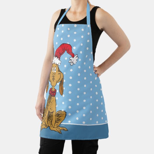 Tablier Grinch Classique | Max - Chapeau de Père Noël (Insitu)