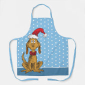 Tablier Grinch classique | Max - Santa Hat (Recto)