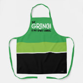 Tablier Grinch est ma citation de Spirit Animal (Recto)