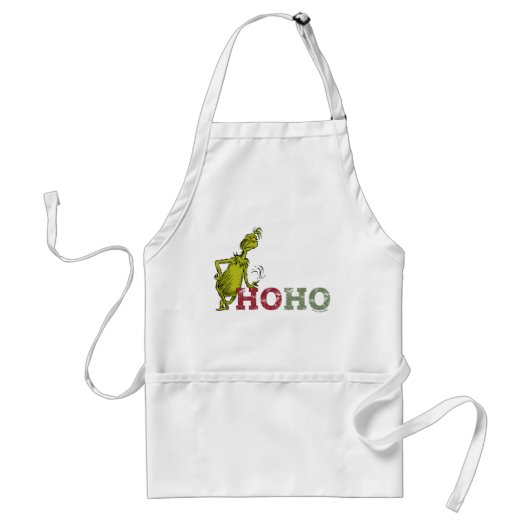 Tablier Grinch | Ho Ho Ho (Devant)