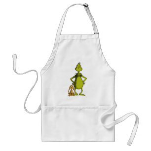 Tablier Grinch Max et posture de Grinch