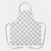 Tablier Gris clair et carreaux blancs (Recto)