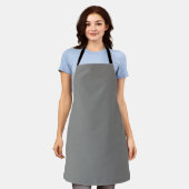 Tablier Gris de cuisse (couleur solide) (Porté)