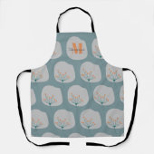 Tablier gris moderne Abstrait (Recto)