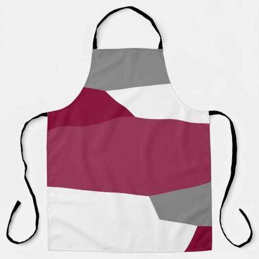 Tablier Gris rose et blanc (Recto)