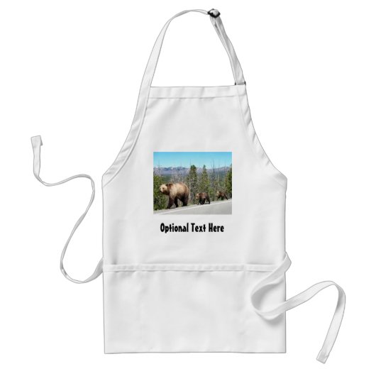 Tablier Grizzly Bears of Yellowstone (Devant)