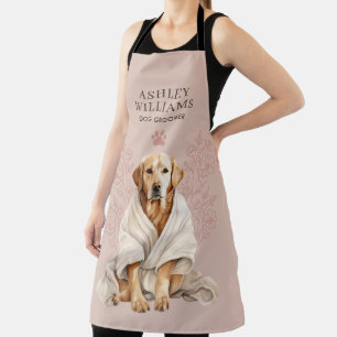 Tablier Groomer de chien Blush Élégant