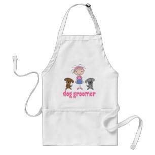 Tablier Groomer de chien de profession d'animal familier