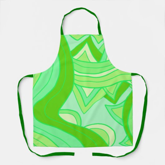 Tablier Groovy Greens (Recto)